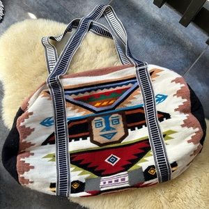Vintage Native American Duffle Bag